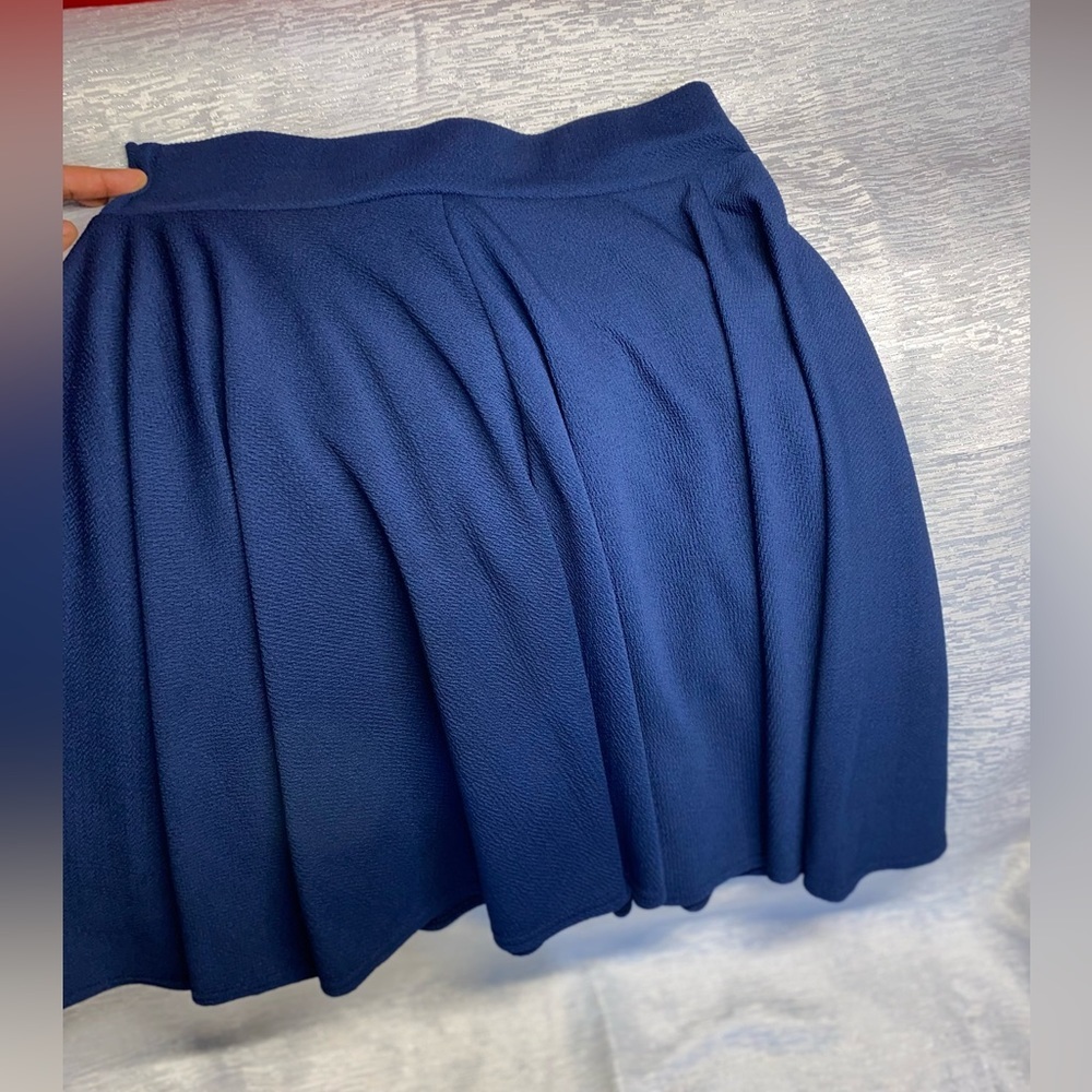 Flare Skirt Blue Urban Coco